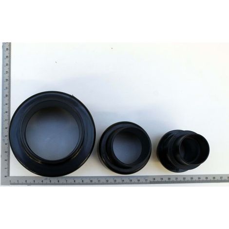 Lot de 4 adaptateurs pour l'aspiration des copeaux - Compatibles avec les aspirateurs DC100 & DC500