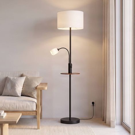 Floor Lamp with USB connection 'Aovan' made of Metal for Living Room & Dining Room (1/4)