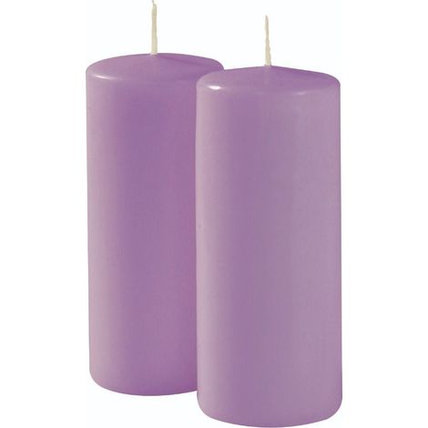 Cereria Di Giorgio Cero D 6 Cm H 15 Cm Lavanda Glicine 6 Pz