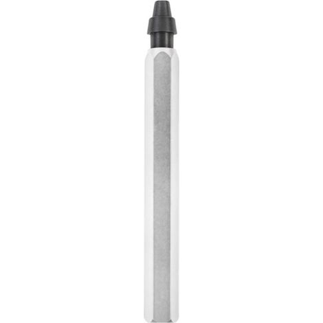 Beyamis Outil de coupe multifonctionnel, racleur d'ébavurage pour trous intérieurs en métal et plastique, manche de coupe [argenté, tête de lame interchangeable] 123 mm (1/5)
