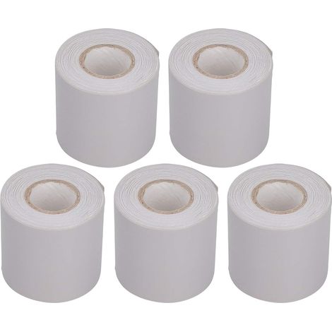 5 Pièces Ruban de Tuyau de Climatiseur, Largeur 6cm, Longueur 11 Mètres - Gris PVC Bande Adhésive Protection Tuyau Isolation Tubes Cuivre Connecteurs Électriques Accessoires Appareils Maison (1/5)