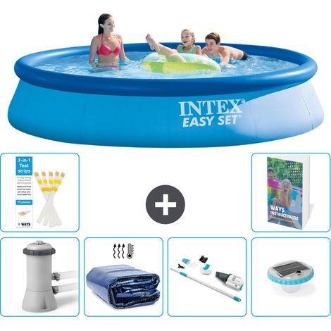 Intex Piscina Easy Set Rotonda - 396x84 cm - 7-pezzi  S204