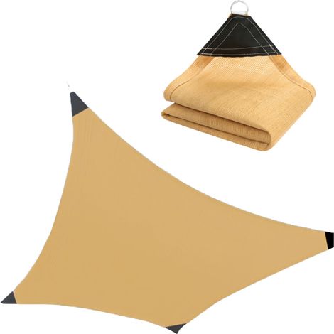Voile d'ombrage,Filet pare-soleil d'extérieur,Respirant et résistant aux UV,Auvent de terrasse,Rafraîchissant et isolant thermique-2 m x 2 m (1/5)