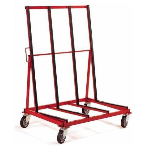Carrello porta vetri 1 lato - carico max 500 kg - ZAUF15D4N