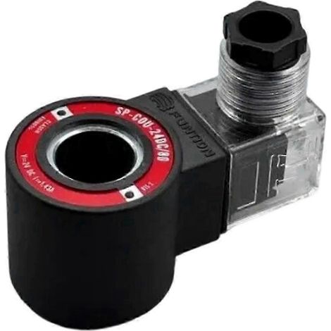 Bobine d'électrovanne SP-COU-24DC/80 12DC/80 COI-230/50/60/80, diamètre intérieur 18 mm SP-COI-110/50/60/80 26-27 Rouge (1/5)