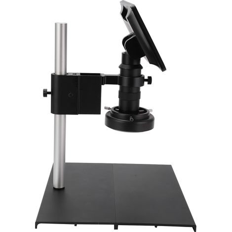 7-Zoll-Digitalmikroskop-Set (1080p, 26 MP) mit 8- bis 130-facher Vergrößerung, C-Mount-Objektiv, Ringlicht zum Löten, 100–240 V Wechselstrom (EU-Stecker) (1/5)