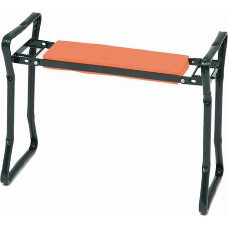 Knie- und Sitzbank aus Stahlrohr Kissen, orange (1/3)