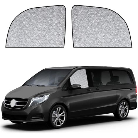 2PCS Pare-Soleil pour Fenêtre Latérale de Voiture Remplacement pour Vito/V-Class W447 2014-2026, Anti-UV Pliant Protecteur, Anti-poussière Réfléchissante Parasol Pliable (1/5)