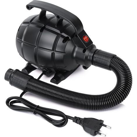 Luftpumpe für Aufblasbare Gegenstände, Elektrische Luftmatratzenpumpe mit 4 Düsen, Tragbarer Schnellfüller zum Aufblasen und Entleeren für Outdoor-Camping, Pool-Schwimmer, Pool-Spielzeug (1/5)