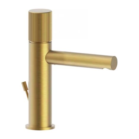 Miscelatore lavabo con scarico automatico Honey Gold Spazzolato Paffoni serie Jo JO075HGSP Ottone - Honey Gold Spazzolato (1/2)