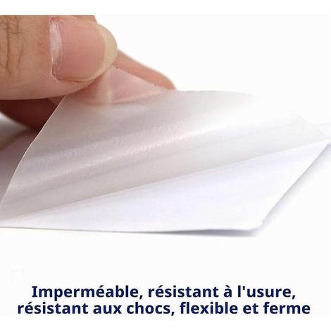 Patchs de Réparation TPU Transparent Imperméables Autoadhésif