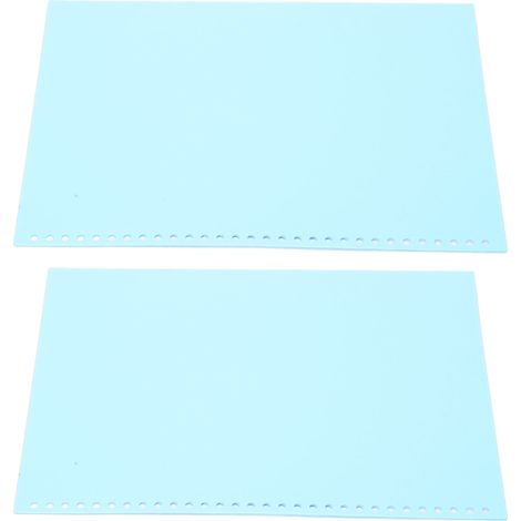 20 transparente Kunststofftaschen, Papierordnertaschen, matte Oberfläche, A4, 30 Löcher, PP-Kunststoff, hellgrün (1/5)