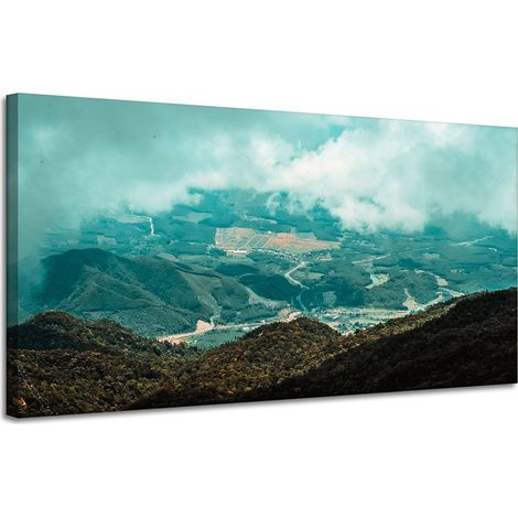Stampa su tela Paesaggio naturale di alta montagna 120x60 cm