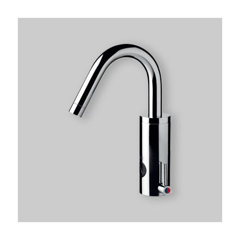 MISCELATORE LAVABO A FOTOCELLULA CANNA ALTA - Batterie 6 V (1/5)