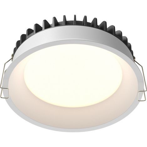 Maytoni Okno Spot encastré rond de 15,5 cm, blanc, 3 000-4 000-6 000 K, IP44