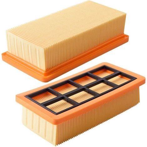 Aiperq – Lot de 2 filtres de remplacement pour aspirateurs Kärcher AD 3200, AD 3 Premium, AD 4 Premium – Filtre plissé plat pour micropoussières (1/4)