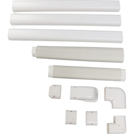 Dekoratives PVC-Leitungsabdeckungsset für Mini-Split-Wärmepumpen (1/5)