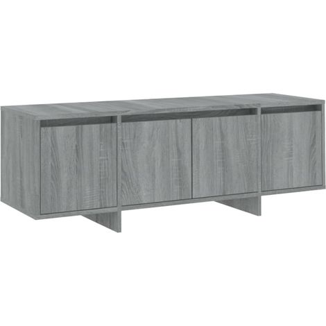 Meuble TV, Étagère TV, Meuble de Salon, Sonoma gris 120x30x40,5 cm Aggloméré OIB8074E (1/5)
