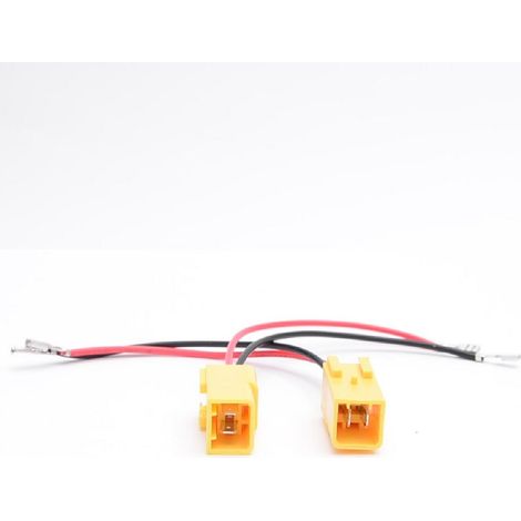 2 Cables adaptateurs haut-parleur AHP1 compatible avec Citroen Alfa-Romeo Fiat Lancia Peugeot