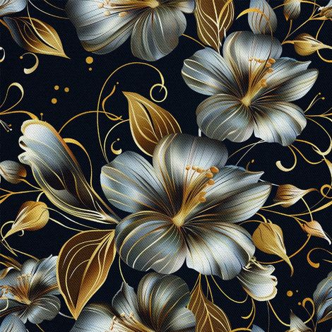Tela decorativa para exteriores Oxford - Motivo floral I DX5137 (1/5)