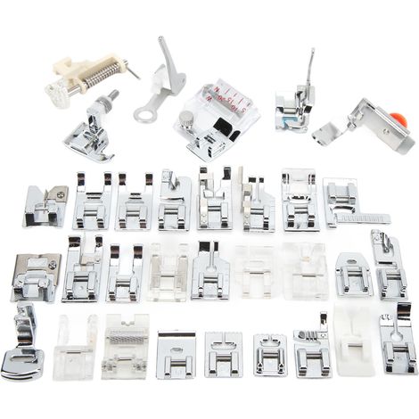 32Pcs Presser Foot Multi Function Improve Work Efficiency Wear Resistance Sewing Machine Accessories (1/5)