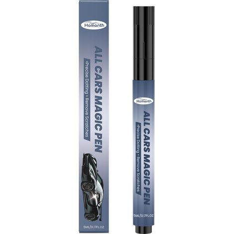 Car scratch repair pen - convenient for restoring, polishing, and repairing scratches on car paint - 5ml (1/5)