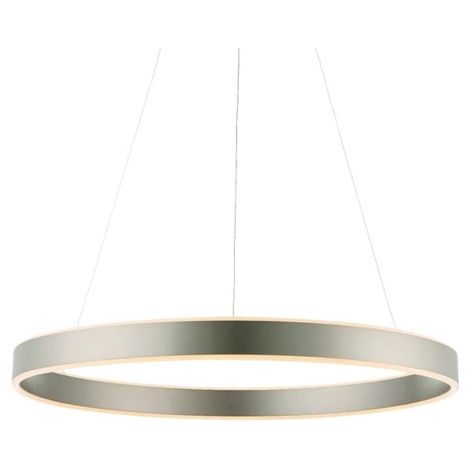 Suspension LED anneau Ø60 nickel mat 42W Gen Endon