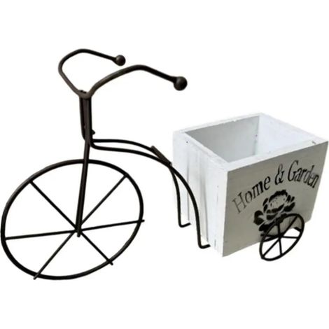 Pot de fleurs pour vlo tricycle support dcoratif de forme particulire (1/5)