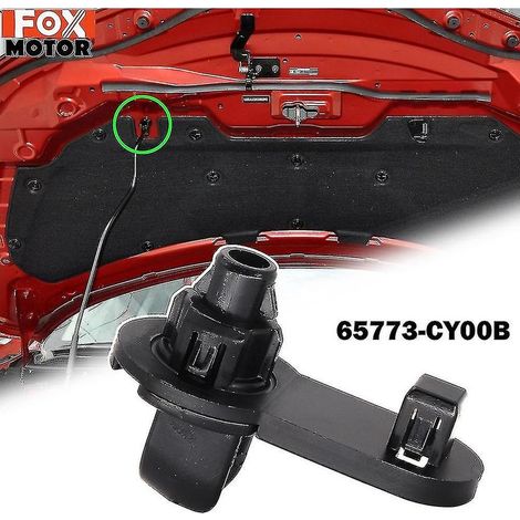 Clips de fixation de support de tige de poussée de capot pour Nissan Qashqai J11 NV200 Rogue Sport 65773CY00B-YUYU (1/5)