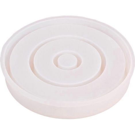 Moule pour bougeoir rond, moule en plâtre fait main pour béton, moule pour porte-rouge à lèvres