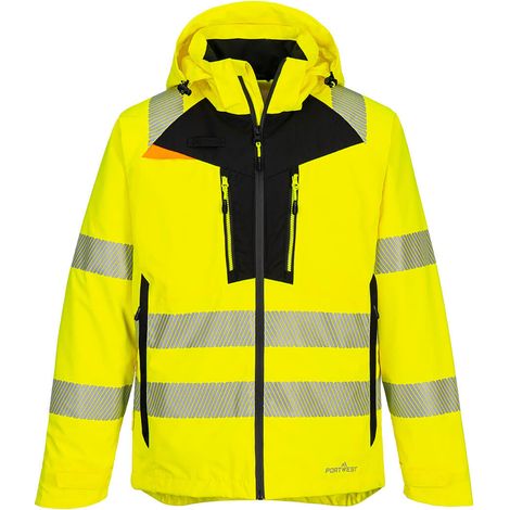 Dx4 Giacca Impermeabile ad Alta Visibilità - XL - Giallo - Portwest