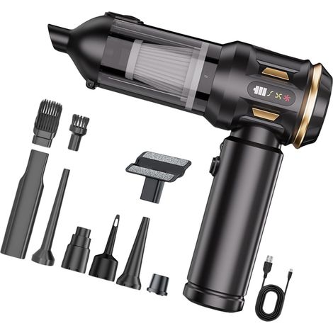 Aspirateur léger 18 000 Pa - Aspiration puissante - Retrait efficace - Pour la maison et la voiture