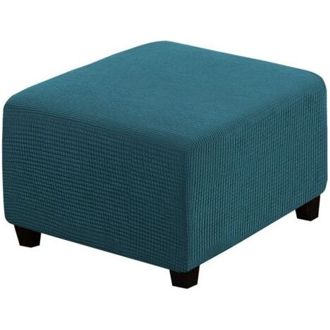 Housse de pouf extensible Housse de protection pour pouf Protecteur de pouf Housse de rangement pour pouf Protecteur de meubles Housse de protection Soft Rectangle avec ceinture élastique (1/4)