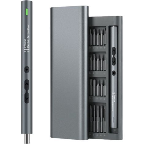 Mini tournevis électrique, tournevis électrique de précision sans fil 62 en 1 avec 48 embouts, kit d'outils de réparation de tournevis électrique rechargeable.