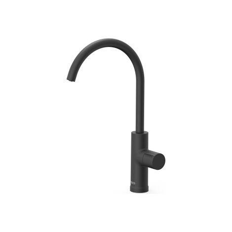 Robinet de cuisine à une voie pour eau filtrée BLACKMAT (noir mat) - TRES 23050301NM