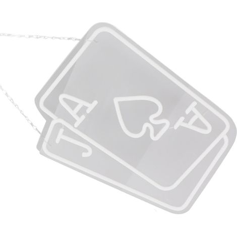 Enseignes lumineuses LED néon Poker, cartes à jouer, décoration murale pour chambre, casino, bar, hôtel, salle de jeux, fête d'anniversaire, J Poker (1/5)
