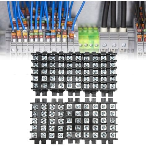 Bornier à jonction interne en cuivre BERM/Belme TBC-60, type rail, monocouche, 60 A/600 A (1/5)
