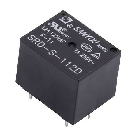 Relais pour circuits imprimés SRD-S-112D 1464395 12 V/DC 12 A 1 inverseur (RT) 1 pc(s) S473181 (1/2)