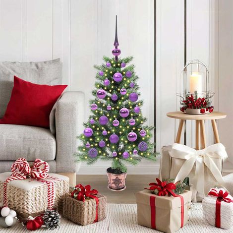 Weihnachtsbaum mit 150 LEDs mit Ständer Grün 90 cm PE (1/5)