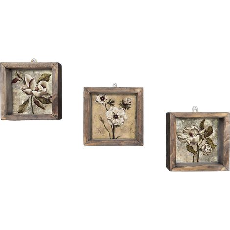 Quadro da parete in MDF con cornice Painting Multicolore (1/3)