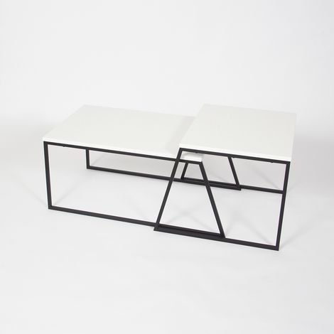 Moderne Metall-Couchtisch-Set Pal Orta (1/5)