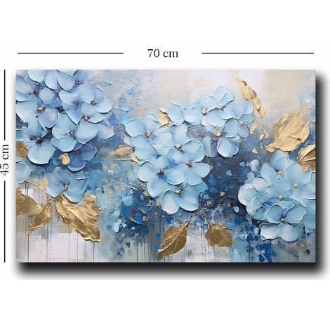 Decorazione artistica da parete con stampa su tela Painting Multicolore (1/4)