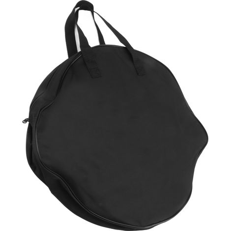 Sac de rangement pour plaques de cuisson en tissu Oxford résistant à l'usure avec fermeture éclair métallique et poignées en nylon, idéal pour les pique-niques et le camping (taille L). (1/5)