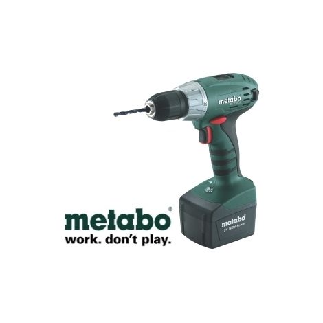 Trapano avvitatore a batteria 12V c/batteria di riserva in valigetta Metabo -