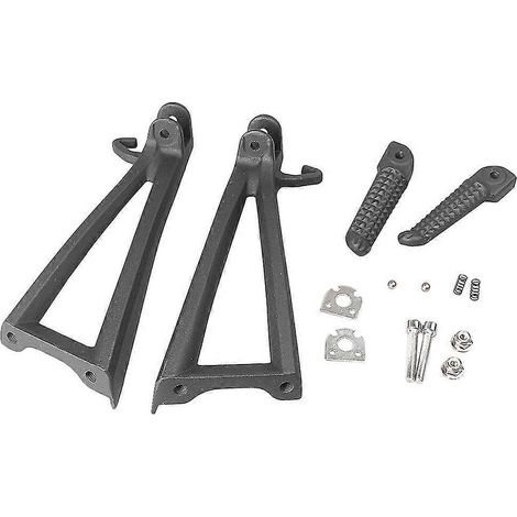 Soziusfußrastenhalterungen für Yamaha YZF-R6 (2006–2011) aus Aluminium (1/4)