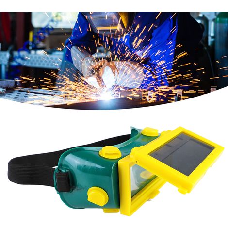 Nouveau type de lunettes de soudage à optique variable automatique, lunettes de soudage à optique variable à bandeau, soudage à l'arc sous argon, lunettes anti-lumière intense, modèle à couleurs fidèl (1/5)