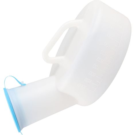 Bouteille urinaire anti-fuite grande capacité 800 ml, portable, pour homme et femme, idéale pour les voyages et l'hôpital. (1/5)