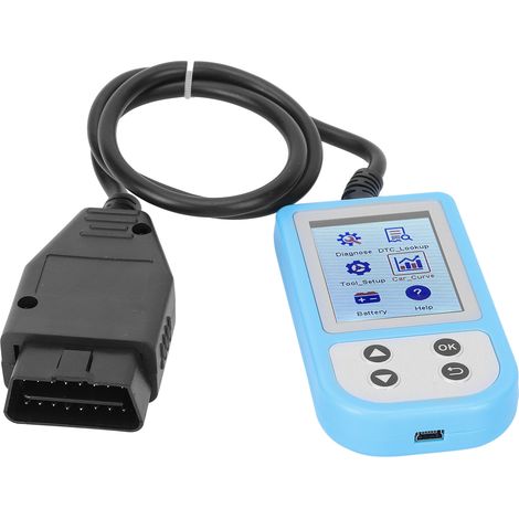 Multifunktionales OBD2-Kfz-Diagnosegerät mit 2,4-Zoll-Bildschirm, Fehlercode-Lesegerät für 12V-Benzin-Limousinen. (1/5)