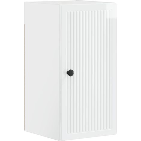 Badezimmer-Wandschrank EDE Hochglanz Weiß 30 x 31 x 59 cm vidaXL (1/5)