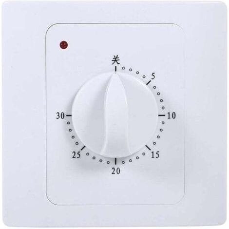 Interrupteur Minuterie Mecanique, MAGT 220v 10a 30 Min Minuterie Électrique Numérique Temps Interrupteur De Commande De Contrôle Compte À Rebours Intelligent Time Timer Switch